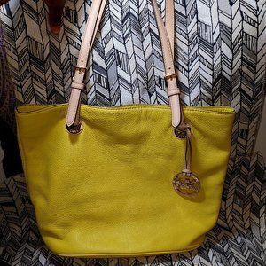 Michael Kors Yellow Tote